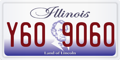 IL license plate Y609060