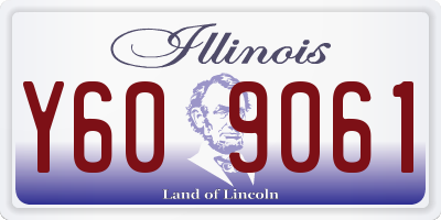 IL license plate Y609061
