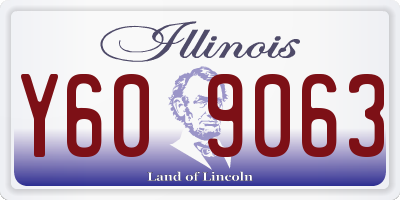 IL license plate Y609063