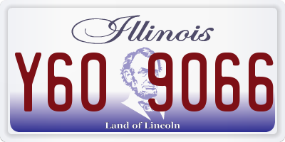 IL license plate Y609066