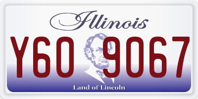 IL license plate Y609067
