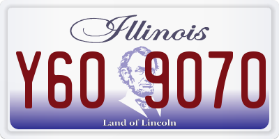 IL license plate Y609070
