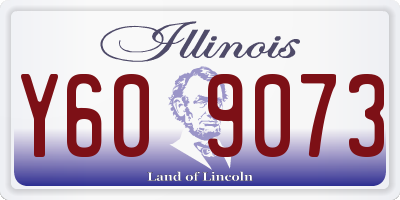 IL license plate Y609073