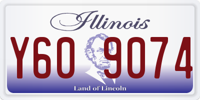 IL license plate Y609074