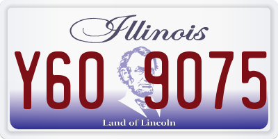 IL license plate Y609075
