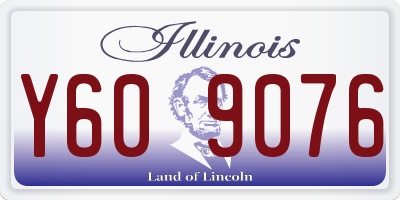 IL license plate Y609076