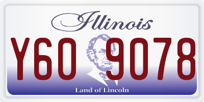 IL license plate Y609078
