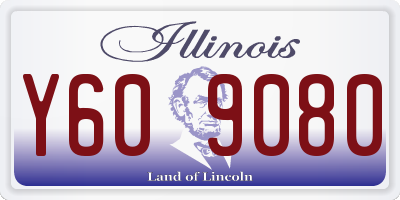 IL license plate Y609080