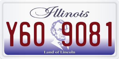 IL license plate Y609081