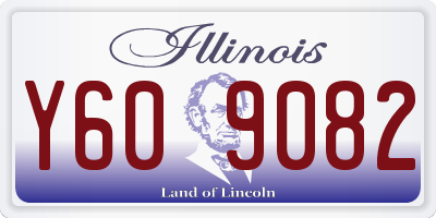 IL license plate Y609082