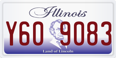 IL license plate Y609083