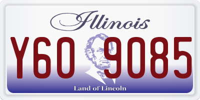 IL license plate Y609085