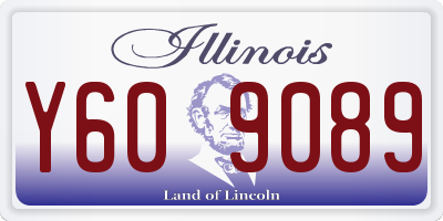 IL license plate Y609089