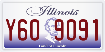 IL license plate Y609091