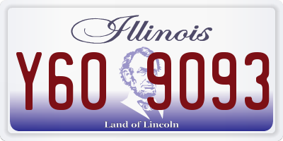 IL license plate Y609093