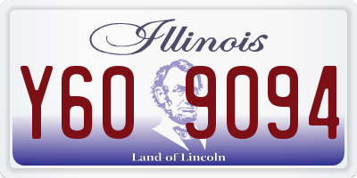 IL license plate Y609094