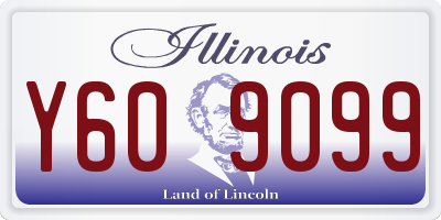 IL license plate Y609099