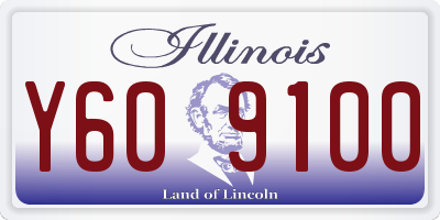 IL license plate Y609100