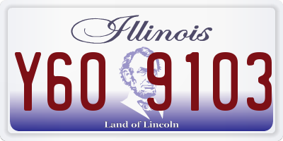 IL license plate Y609103