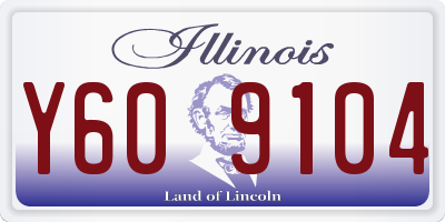 IL license plate Y609104