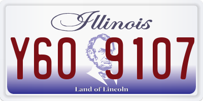 IL license plate Y609107