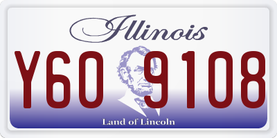 IL license plate Y609108