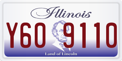 IL license plate Y609110