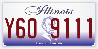 IL license plate Y609111