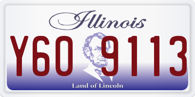 IL license plate Y609113