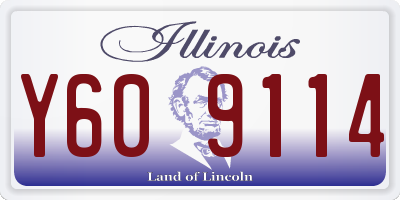IL license plate Y609114