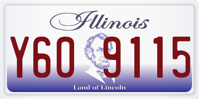 IL license plate Y609115