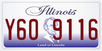 IL license plate Y609116