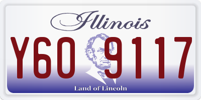 IL license plate Y609117