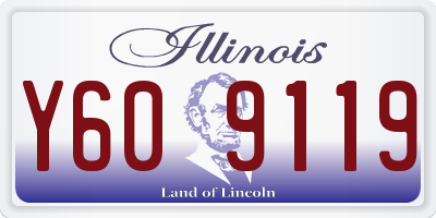 IL license plate Y609119
