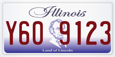 IL license plate Y609123