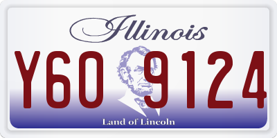 IL license plate Y609124