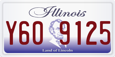 IL license plate Y609125