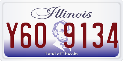 IL license plate Y609134