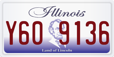 IL license plate Y609136
