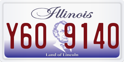 IL license plate Y609140