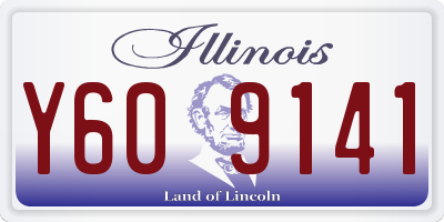 IL license plate Y609141