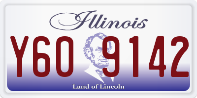 IL license plate Y609142