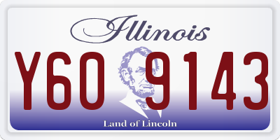 IL license plate Y609143