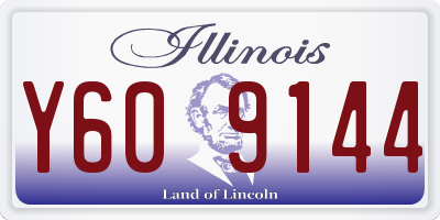 IL license plate Y609144