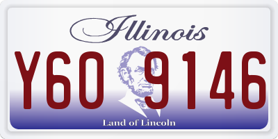 IL license plate Y609146