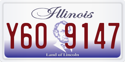 IL license plate Y609147