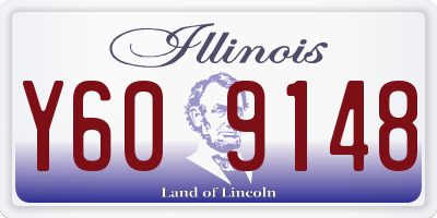 IL license plate Y609148