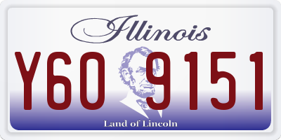 IL license plate Y609151