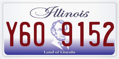 IL license plate Y609152