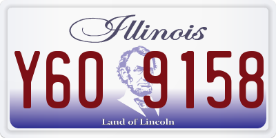 IL license plate Y609158